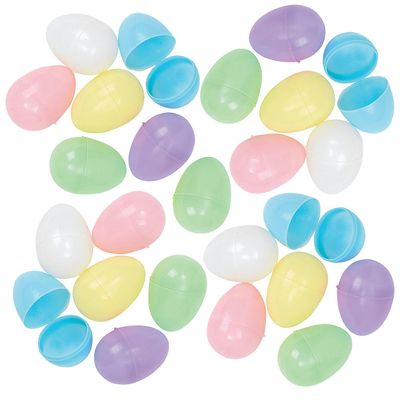2" Bulk 432 Pieces Mega Pastel Plastic Easter Eggs 432 Pieces