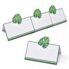 Gift Boutique 100 Pack Palm Leaf Place Cards Floral Green Leaves Seating Name Card Wedding Party Table Setting Tropical Folded Greenery Tent Cards view 3
