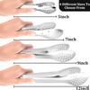 10PCS Serving Tongs, Small Kitchen Tongs,XEVOM Stainless Steel small Appetizer Tongs Mini Sugar Ice (5 Inch) view 3