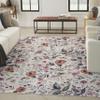 Nourison Home Nourison Washables Ivory Pink 6' x 9' Area Rug - Easy Clean, Non Shedding, Bed Room, Living Room, Dining Room, Kitchen (6' x 9') view 1