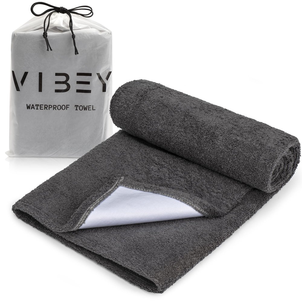 VIBEY | Washable Waterproof & Stainproof Sex Towel/blanket, Mattrass Protector, Incontinence Bed Pad & Pet-Friendly Waterproof Mat | 4-in-1 Multi-Functional Solution for Pleasure, Comfort & Protection