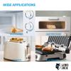 20 Pack Toaster Bags, Reusable Non-Stick Oven Bags for Grilled Cheese Sandwiches, Chicken, Nuggets, Panini and more (4 Sizes) view 3