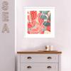Amanti Art Framed Wall Art Print 21x21 Tropical Assemblage IV by Victoria Borges, Abstract Wall Art, Modern Contemporary Decor, Medium Poster Painting Artwork for Living Room, Bedroom, Bathroom, view 4