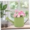 Yardwe Antique Jugs Vintage Metal Vases Vintage Arrangement Containers for Kitchen Dining Room Office Decor view 4