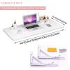 Antourlamm Wall Mounted Tables Fold-Down Drop-Leaf Table Computer Desk Laptop Table Workbench for Small Spaces Foldable Bar 60cm 70cm 80cm 90cm 100cm 120cm (Size : LxW - 110x50cm/43.3x19.7in) view 2