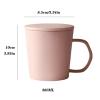 HASMI Coffee Cup Beautiful Colored Ceramic Mug Office Drinking Cup With Cover 360ML Tea Cup Coffee Cup Tea Cup (Color : E) view 2