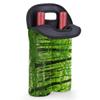 2-Bottle Wine Gift Tote Carrier Forest Tree Green Neoprene Wine Tote Bags Holder Cooler Wine Gift for Women Men view 4