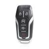 Unifizz Replacement Smart Key Fob Case Keyless Entry Remote Keys Shell Cover 5 Buttons Black with Blade No Chip for Ford F150 F250 view 2