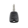 Unifizz Remote Uncut Insert Key Fob Shell Case Replacement Black 2 Buttons for Peugeot 106 206 306 307 405 view 1