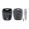 Unifizz Remote Uncut Insert Key Fob Shell Case Replacement Black 2 Buttons for Peugeot 106 206 306 307 405 view 4