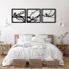 Fayholy Tree Branch Bird Metal Wall Art, Birds on Branch Metal Wall Decor, Tree Branches Wall Art for Living Room, Bedroom(Black,35''x12'' | 90x30cm) view 3