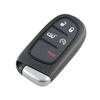 Unifizz Smart Car Keys Replacement Key Fob Shell Case 5 Buttons Black for Jeep Grand Cherokee view 2