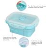 Alimat PluS 11.8oz Small Silicone Collapsible Food Storage Containers With Lids, 3 Pack Set 350ml Collapsible Food Storage Containers with Lids, Travel Food Containers for Outdoor and Kitchen view 3