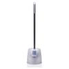 Home Toilet Brush Plastic Floor Stand Toilet Bowl Brush and Stand with Stainless Steel Handle Toilet Cleaner Brush view 1