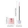 Home Toilet Brush Plastic Floor Stand Toilet Bowl Brush and Stand with Stainless Steel Handle Toilet Cleaner Brush view 2