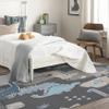 ZDABAOEC Kids Dino Rug, 6x9 Rug, Cute Dinosaur Area Rugs for Boys Bedroom & Room Decor, Nursery Playroom Classroom Patterned Large Rug, Washable Non Slip Indoor Floor Carpet view 4