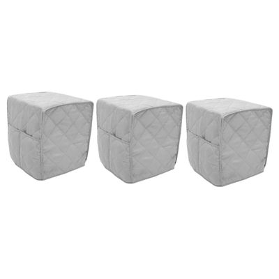 SOLUSTRE 3pcs Deep Freezer Covers Household Appliance Protector Toaster Cover Machine Splash Guard Stain Resistant Easy to Clean