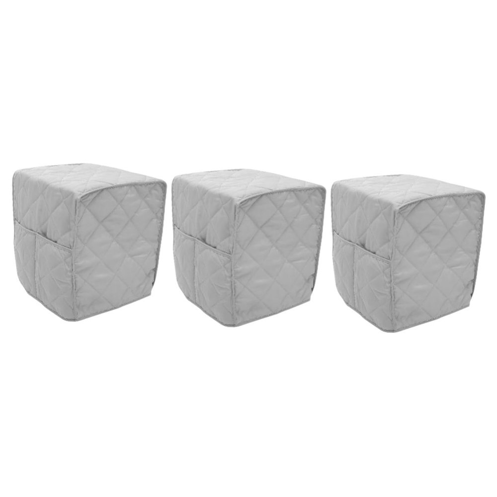 SOLUSTRE 3pcs Deep Freezer Covers Household Appliance Protector Toaster Cover Machine Splash Guard Stain Resistant Easy to Clean