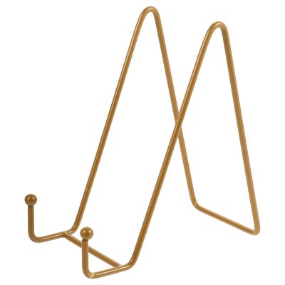 HOMSFOU Photo Frame Display Stand Book Stand Picture Stand Plate Display Stands Picture Holder Small Easels for Display Easel Plate Stand Plate Stands for Display Metal Plate Holder