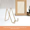 HOMSFOU Photo Frame Display Stand Book Stand Picture Stand Plate Display Stands Picture Holder Small Easels for Display Easel Plate Stand Plate Stands for Display Metal Plate Holder view 3
