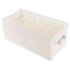 Alipis Household Clothes Organizer Storage Box Multi-grid Clothes Management for Wardrobe Closet for Pants and Boys -compartment view 1