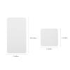 Alipis 4pcs Diatomite Absorbent Pads Large Dish Drying Mat Coasters for Drinks Fast-Drying Soap Holder Non-Slip Mat White view 2
