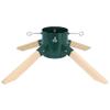 Blissun Christmas Tree Stand for Real Trees, Christmas Tree Holder for Live Tree, Xmas Tree Stand Base, Green view 1