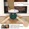 Blissun Christmas Tree Stand for Real Trees, Christmas Tree Holder for Live Tree, Xmas Tree Stand Base, Green view 4