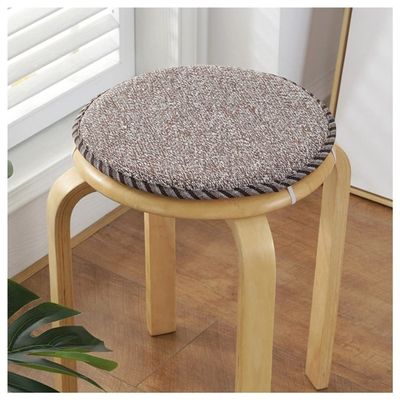 1/2/4 Packs Round Cushion Bistro Chair Cushion, Anti-Slip Round Stool Cushion Chair Pads, Decorative Seat Pads With Ties For Indoor Home Kitchen Dining Office ( Color : Color 11 , Size : 33x33cm(4Pack