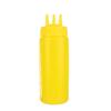 3 Holes Condiment Squeeze Bottles Mustard Vinegar Salad Sauce Oil Jar Dispenser Squeeze Bottle Kitchen Accessories(Y2) view 1