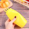 3 Holes Condiment Squeeze Bottles Mustard Vinegar Salad Sauce Oil Jar Dispenser Squeeze Bottle Kitchen Accessories(Y2) view 3