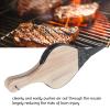 NDNCZDHC Fireplace Bellows Indoor 19.09"x 7.87", Solidwood Heatproof Leather Fire Blower, Widely Used Fire Blower for BBQ, Camping, Fireplace view 4