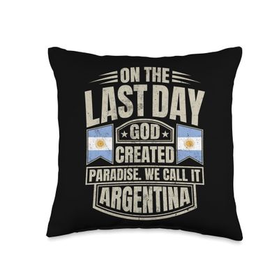 Argentine Men & Women Argentina Throw Pillow