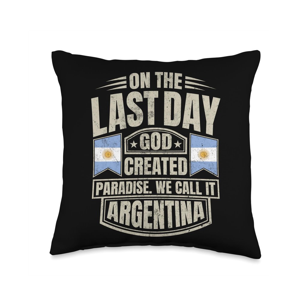 Argentine Men & Women Argentina Throw Pillow