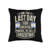 Argentine Men & Women Argentina Throw Pillow view 1