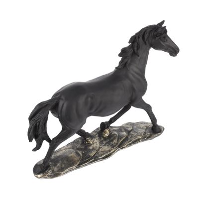 BESPORTBLE Stallion Horse Figurine Resin Model Unique Horse Sculpture for Desktop Adornment Home Decorations