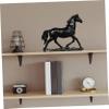 BESPORTBLE Stallion Horse Figurine Resin Model Unique Horse Sculpture for Desktop Adornment Home Decorations view 2