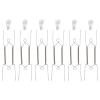 UXcell 9-Piece Stainless Steel Invisible Wall Plate Hangers with 9 Wall Hooks, Silver view 1