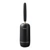 POCHY Toilet Brush, Toilet Bowl Brush with Silicone Bristles, Wall Mounted Long Handle Toilet Cleaner Brush and Stand view 1