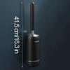 POCHY Toilet Brush, Toilet Bowl Brush with Silicone Bristles, Wall Mounted Long Handle Toilet Cleaner Brush and Stand view 2