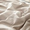 Forxiexie Beige Khaki Comforter Set Twin Size Creamy Brown Bedding Set Soft Women Girls Oatmeal Beige Bedding Comforter Solid Cream Beige Khaki Blanket Quilts Breathable Plain Tan Color Comforter view 4
