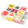 Qeirudu 5 oz Square Dessert Cups with Lids and Spoons, 50 Pack Mini Plastic Dessert Cups Small Serving Cups for Pudding Mousse Yogurt Parfait Appetizers Fruit view 1