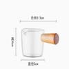 DLUXCA Coffee Carafe Coffee Mini Milk Cup Hand Pulled Sauce Plate Fast Food Plate Tableware Coffee Pot Housewarming Coffee Pot (Size : 50ml) view 2