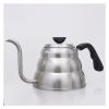 Cafetiere coffee maker Stainless Steel Coffee Pot with Thermometer Coffee Drip Kettle Goose Neck Kettle Teapot Coffee Maker Bottle Kitchen Accessories french press stainless steel coffee pot ( Color : view 1