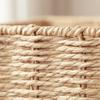 Handmade Wicker Baskets for Organizing Storage Basket Storage Basket with Liner Small Rectangular Handmade Basket for Sundries Baskets Trays Bedroom Bathroom Woven Decorative (Brown) view 4