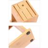 Knife Block Bamboo Kitchen Knife Holder Multifunctional Storage Rack Tool Knife Block Stand Kitchen Accessories for Kitchen view 3