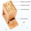 Knife Block Bamboo Kitchen Knife Holder Multifunctional Storage Rack Tool Knife Block Stand Kitchen Accessories for Kitchen view 4