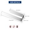 HUFEEOH Adhesive Hand Towel Holder, Kitchen Towel Rack Towel Bars Wall Mounted, Stainless Steel Bath Towel Holder for Bathroom Hotel Kitchen (8 inch, Polished Silver) view 4