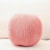 Corduroy Soft Decoration Brown Plush Ball Throw Pillows Cushions, Chunky Cute Maruka-style Round Pillows, Spring Fall Bedroom Spherical Pillows, Round Sphere Shape Decoration 11.8" 1PCS (1Pink) view 2