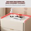 All Solid Wood Nightstand, Net Red Cream Style Bedside Table, Light Luxury Slate Leather Bedside Cabinet, Minimalist Modern Bedroom Bedside Cupboard (F 254050cm) view 4